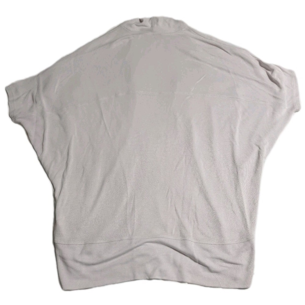 Athleta Womens LP Cream Open Front Wrap Cardigan Lightweight - Picture 6 of 7